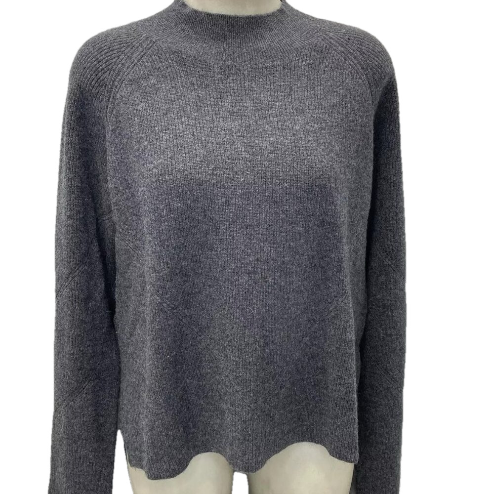 NEW ULI HERZNER Women's Sweater Montana Cashmere Wool Size M/L Grey